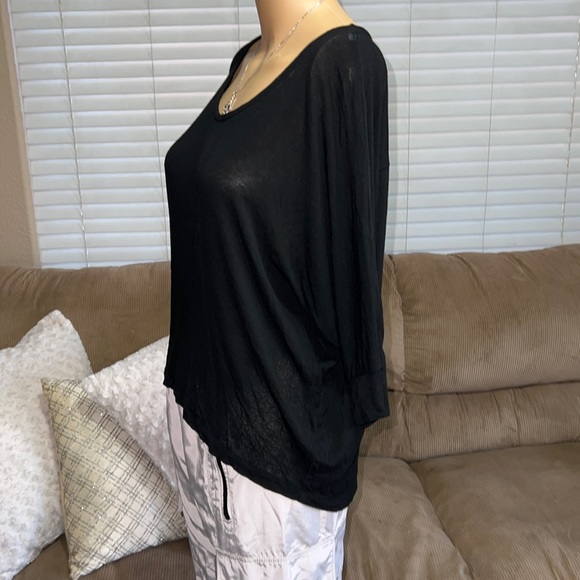 NWOT. Black Splendid Long Sleeve Shirt. - Picture 3 of 6